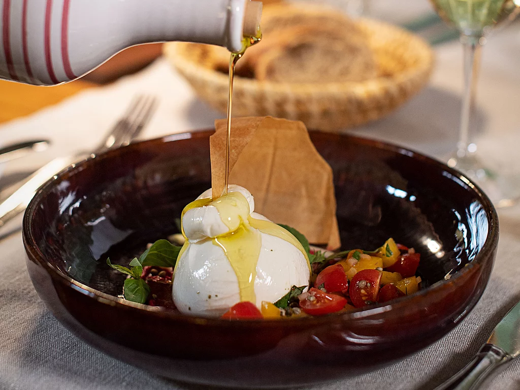 Speisen im Restaurant mo.wi am Millstätter See